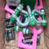 Green Pin With Bow Shackles